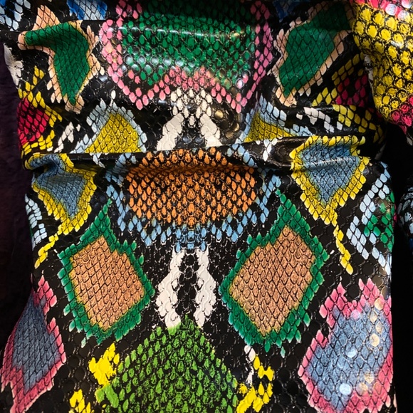 Euyzou Snake skin look Boots size 38 - Picture 2 of 6